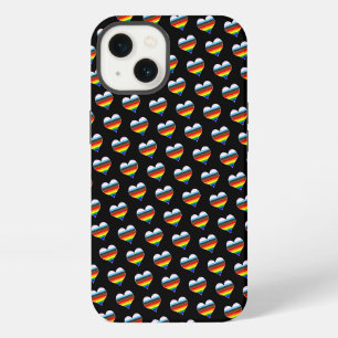Rainbow Heart Pattern Case-Mate iPhone Case