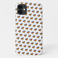 Rainbow Heart Pattern Case-Mate iPhone Case