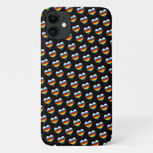 Rainbow Heart Pattern Case-Mate iPhone Case