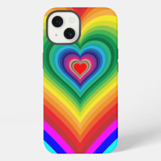 Rainbow Heart Phone Case
