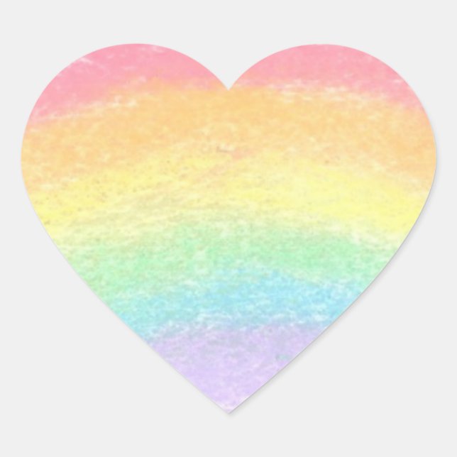 Rainbow Heart - Sticker (Front)