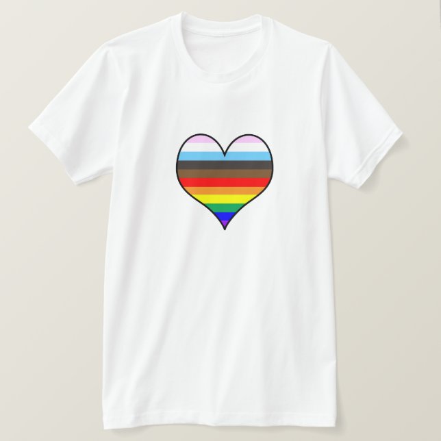 Rainbow Heart T-Shirt (Design Front)