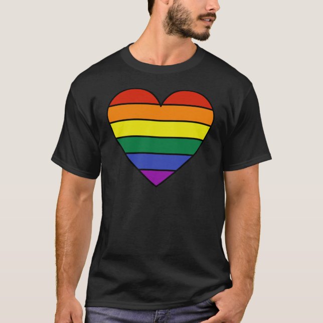 Rainbow Heart T-Shirt (Front)