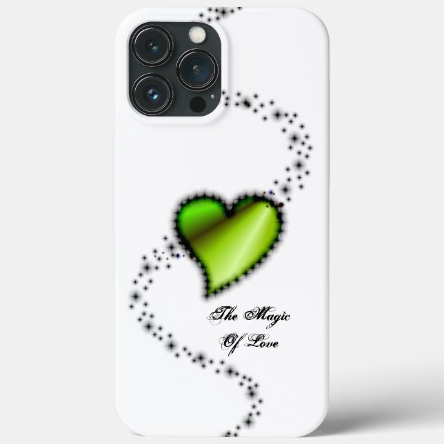 Rainbow Heart with Stars , The Magic Of Love Case-Mate iPhone Case (Back)
