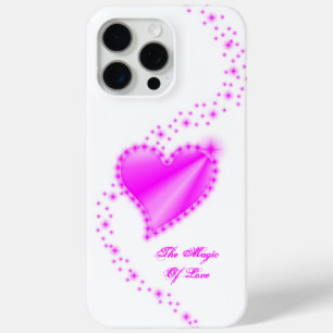 Rainbow Heart with Stars , The Magic Of Love iPhone 15 Pro Max Case