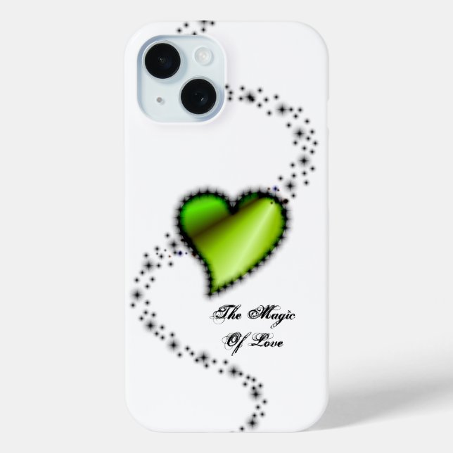 Rainbow Heart with Stars , The Magic Of Love Case-Mate iPhone Case (Back)