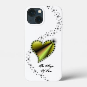 Rainbow Heart with Stars , The Magic Of Love iPhone 13 Mini Case