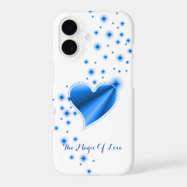 Rainbow Heart with Stars , The Magic Of Love iPhone Case (Back)