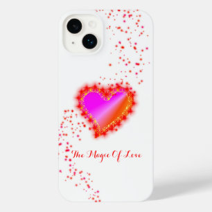 Rainbow Heart with Stars , The Magic Of Love iPhone 14 Plus Case