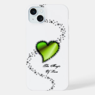 Rainbow Heart with Stars , The Magic Of Love iPhone 15 Plus Case