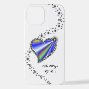 Rainbow Heart with Stars , The Magic Of Love iPhone 12 Case