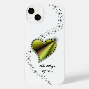 Rainbow Heart with Stars , The Magic Of Love iPhone 14 Plus Case