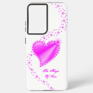 Rainbow Heart with Stars , The Magic Of Love Samsung Galaxy Case