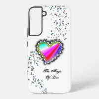 Rainbow Heart with Stars , The Magic Of Love