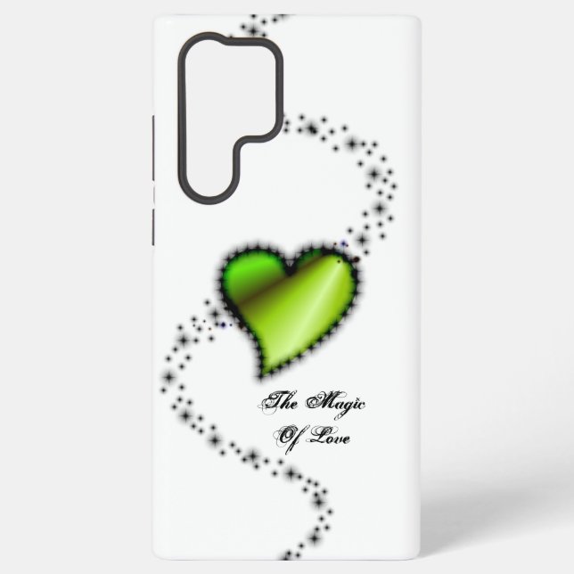 Rainbow Heart with Stars , The Magic Of Love Samsung Galaxy S22 Ultra Case (Back)