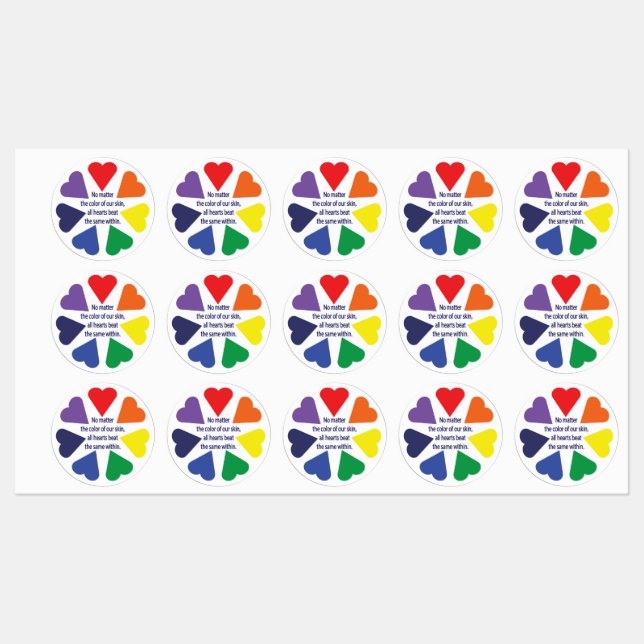 Rainbow Hearts (Sheet)