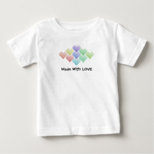 Rainbow Hearts, Baby T-shirt