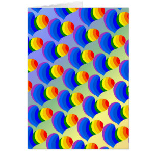 Rainbow Hearts Card