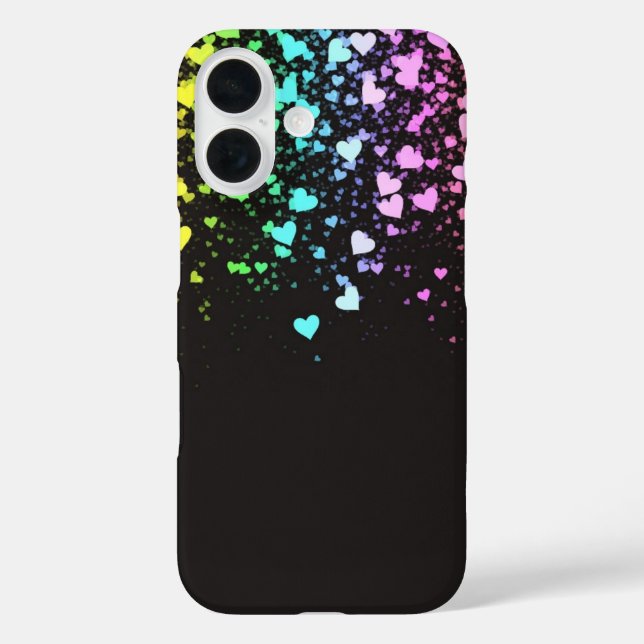 rainbow hearts Case-Mate iPhone case (Back)