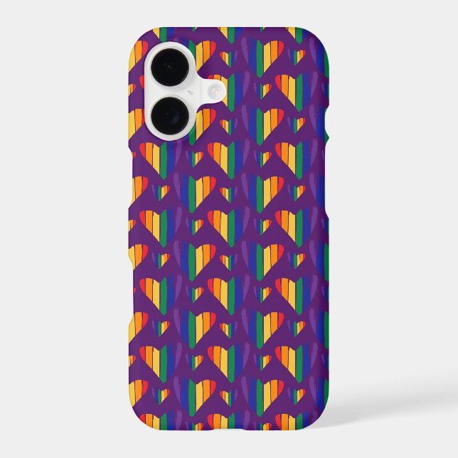 Rainbow Hearts Pattern (Back)