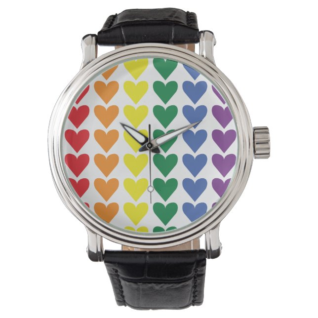 Rainbow Hearts Watch (Front)