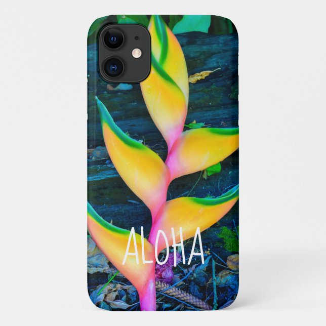 Rainbow Heliconia, Haena, Kauai, Hawaii Case-Mate iPhone Case (Back)