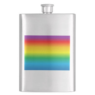 rainbow- hip flask