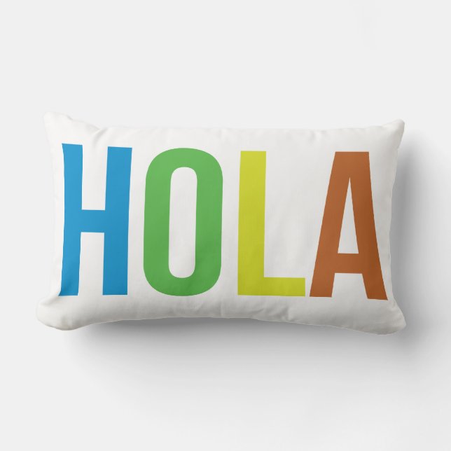 Rainbow Hola Lumbar Cushion (Front)