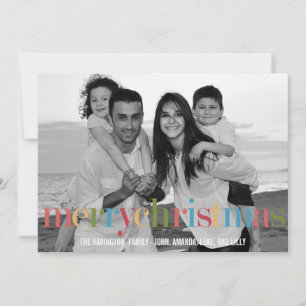 RAINBOW Holiday Photo Cards
