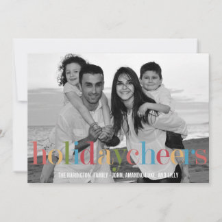RAINBOW Holiday Photo Cards
