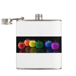 Rainbow Home Office Personalise Destiny Destiny'S Hip Flask