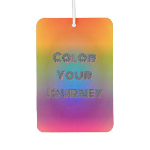 Rainbow Horizon Colour Your Journey Car Air Freshener