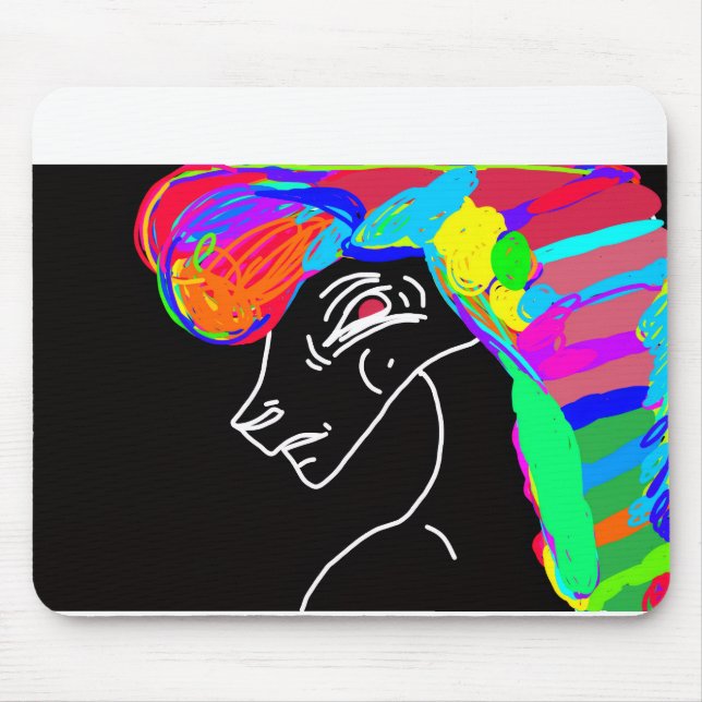 Rainbow Horse Mouse Pad (Front)