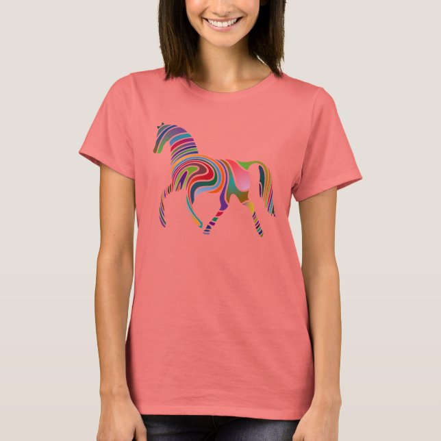 Rainbow horse T-Shirt (Front)