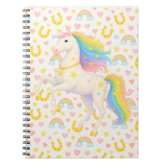 Rainbow Horses Bookbag for Kids — Cooper & Cody, C Notebook