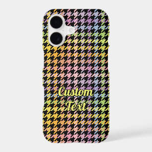 Rainbow Houndstooth Pattern