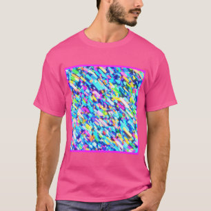 Rainbow-hued Abstract Art T-Shirt