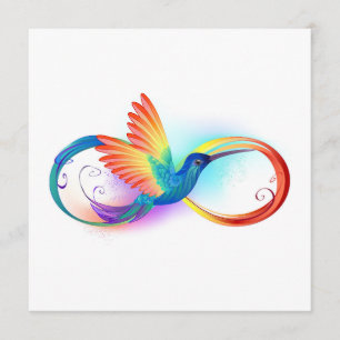 Rainbow Hummingbird with Infinity symbol Programme