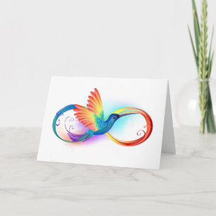 Rainbow Hummingbird with Infinity symbol Programme
