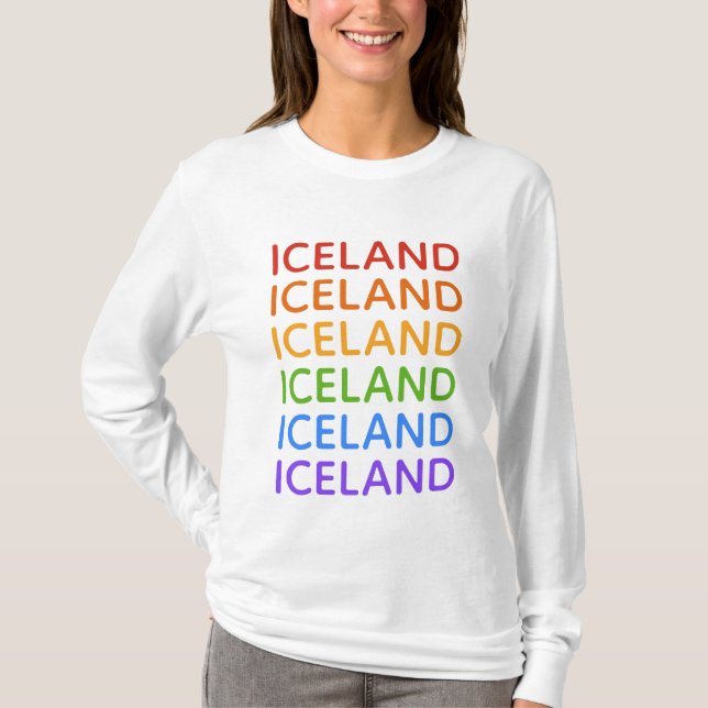 Rainbow Iceland shirts & jackets (Front)