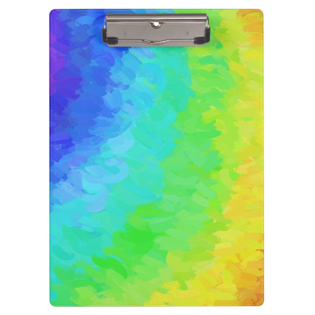 Rainbow Icy Clipboard (Front)