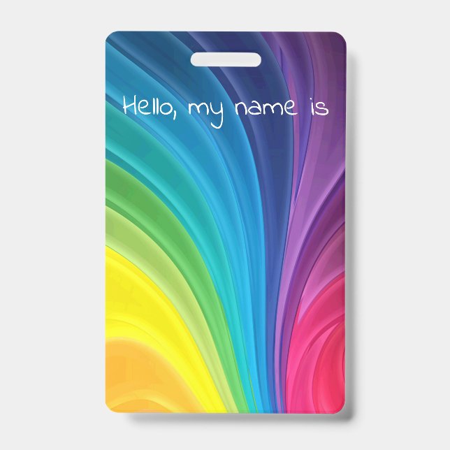rainbow ID badge (Front)