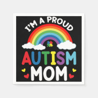 Rainbow I'm A Proud Autism Mum Autism Awareness