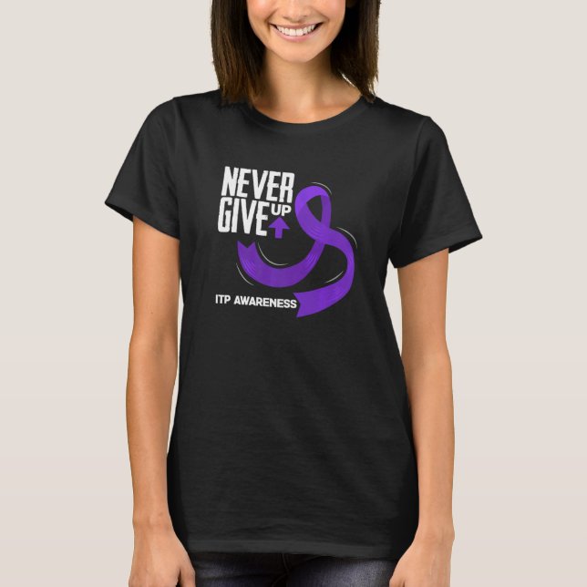 Rainbow Immune Thrombocytopenia Platelets ITP Awar T-Shirt (Front)