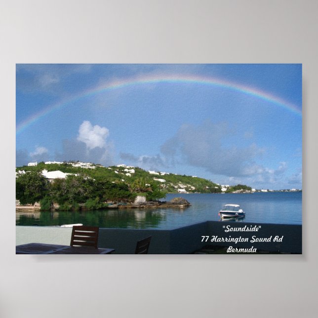 Rainbow in Bermuda Poster (Front)