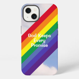 Rainbow in the Sky Inspirational Bright Cute iPhone 13 Case