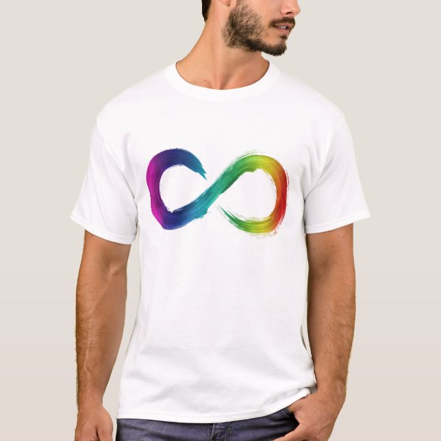 Rainbow Infinity Neurodiversity Shirt (Front)