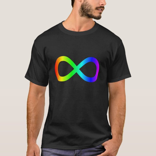 Rainbow Infinity Symbol T-Shirt (Front)