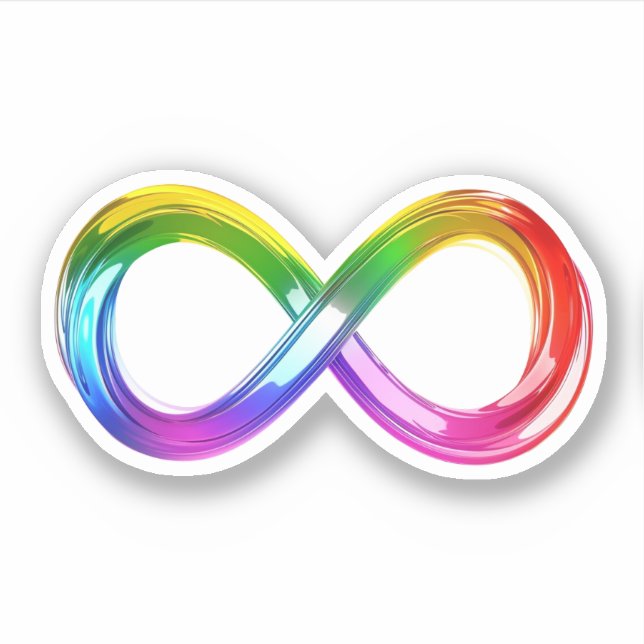 Rainbow Inifinity Symbol (Front)