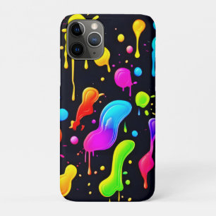 Rainbow Ink Paint Splashes Case-Mate iPhone Case